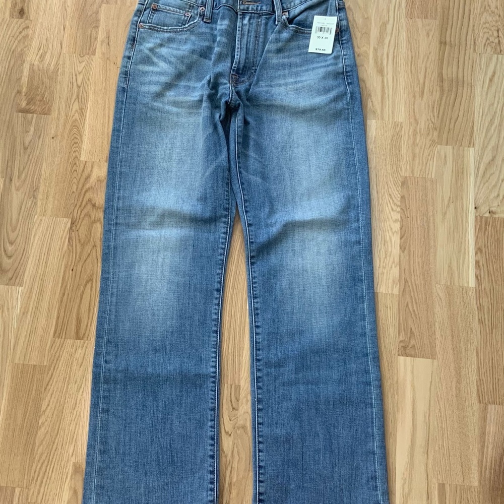 Lucky Brand 181 Relaxed Straight Jeans NWT 30x30